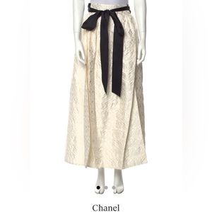 Chanel silk skirt